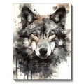 Diamantmalerei Hund Schwarz Weiss 20x30 bis 40x50cm – Farbe FDX3747