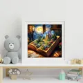 Diamantmalerei Hund Tier Cartoon 20x20 bis 50x50cm – 3