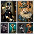 Diamantmalerei Hut Katze Waschbär 20x25 bis 35x45 cm – 1