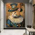 Diamantmalerei Hut Katze Waschbär 20x25 bis 35x45 cm – 3