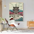 Diamantmalerei Japan Landschaft 20x30 bis 40x50cm – 3