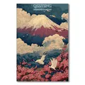 Diamantmalerei Japan Landschaft 20x30 bis 40x50cm – Farbe VIOLET/紫罗兰 (XI-4087)