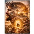 Diamantmalerei Jesus 30 bis 60 cm – 3