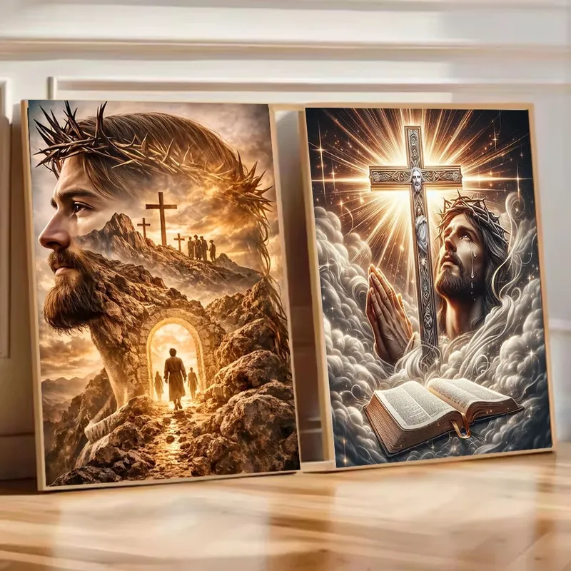 Diamantmalerei Jesus 30 bis 60 cm