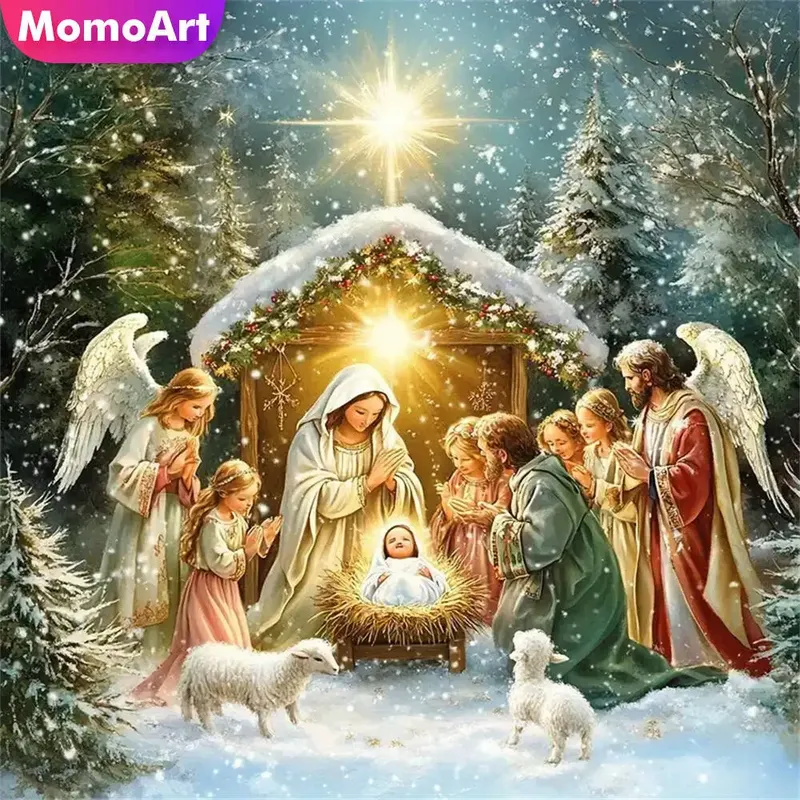Diamantmalerei Jesus Engel 20 bis 50 cm