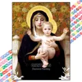 Diamantmalerei Jesus Kreuz 20 bis 70 cm rund oder eckig – Farbe mehrfarbig (16)