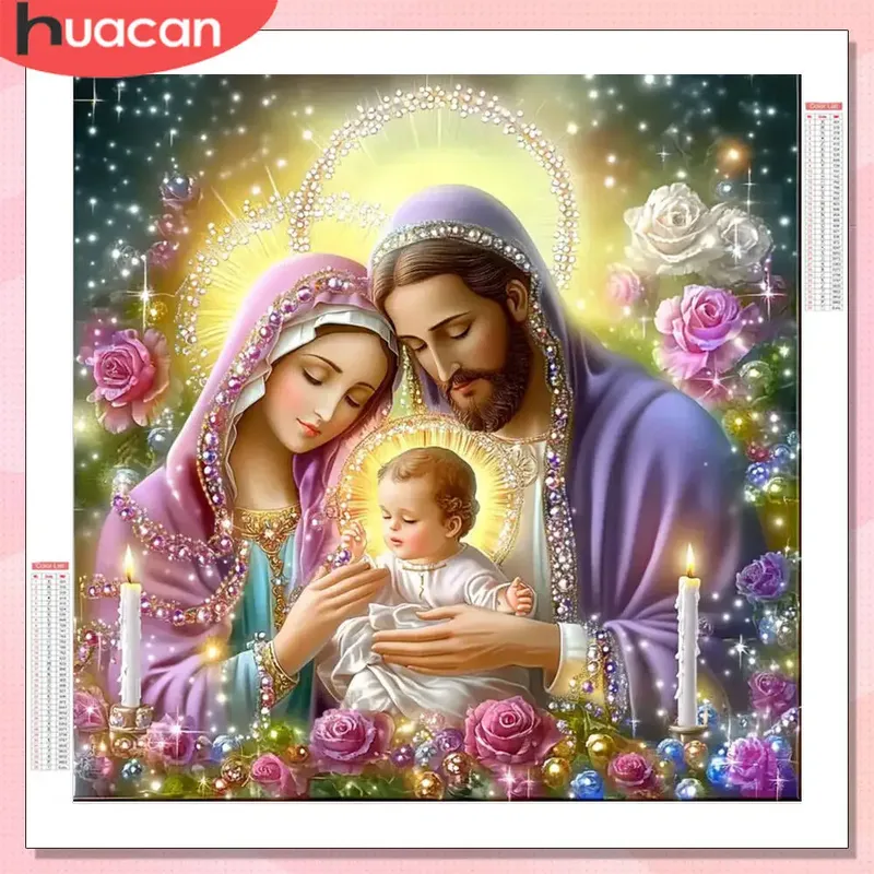 Diamantmalerei Jesus Maria 20 bis 50 cm