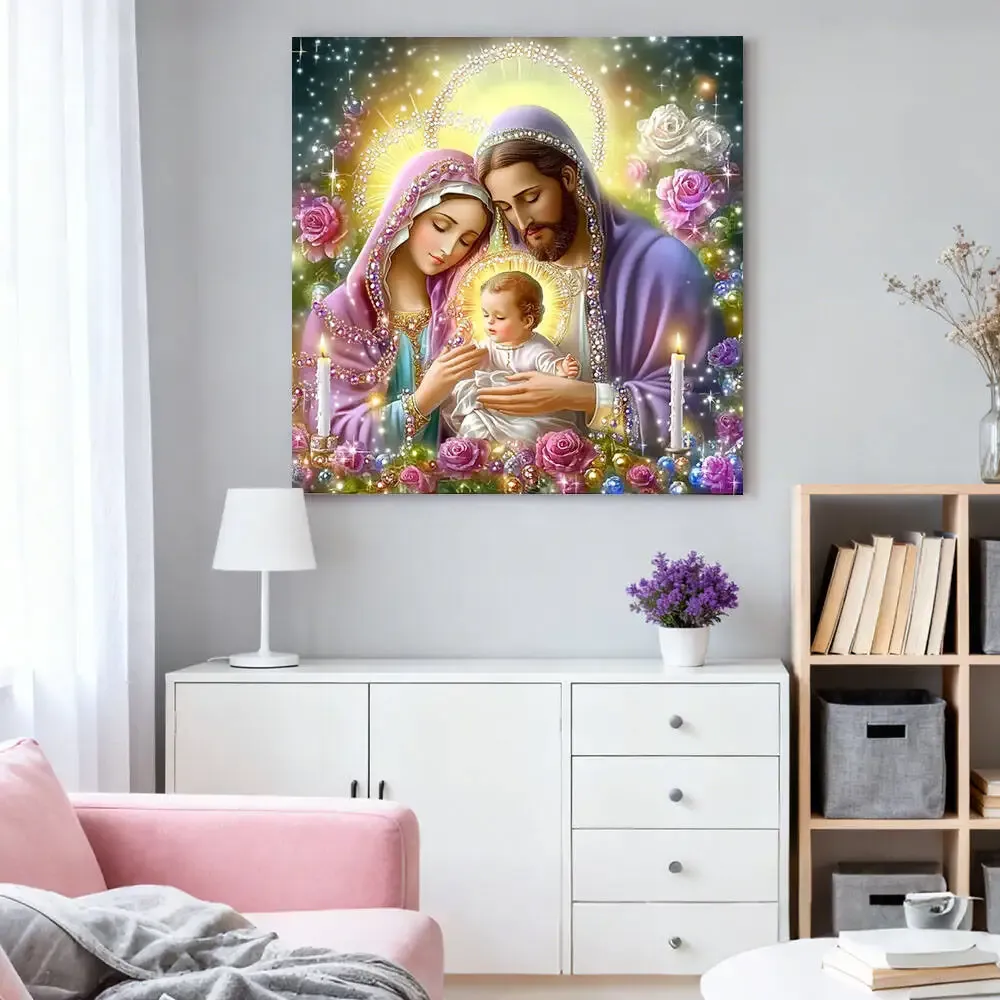 Diamantmalerei Jesus Maria 20 bis 50 cm