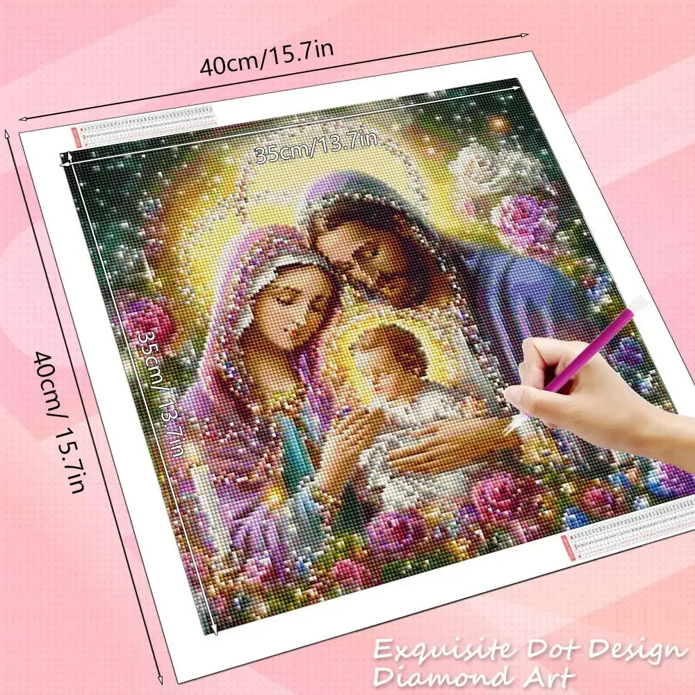 Diamantmalerei Jesus Maria 20 bis 50 cm