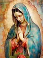 Diamantmalerei Jesus Maria 20 bis 70 cm – Farbe Rot (A3)