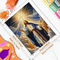 Diamantmalerei Jesus Porträt 20 bis 50 cm – 2