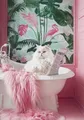 Diamantmalerei Katze auf Toilette Kreuzstich Mosaik Kits – Farbe HKQTA1132-6