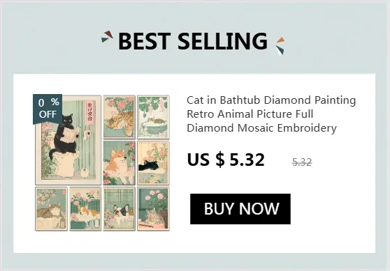 Diamantmalerei Katze Hund Toilette 20x30 bis 40x50 cm