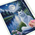 Diamantmalerei Katze Löwe Vogel 30x40 bis 45x60 cm – 2