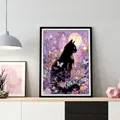 Diamantmalerei Katze Schwarz Tier 20x30 bis 50x70cm – 3