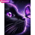 Diamantmalerei Katze Tier buntes Mosaik Bild Strass Wand Dekor – 1