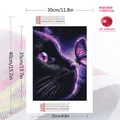 Diamantmalerei Katze Tier buntes Mosaik Bild Strass Wand Dekor – 2