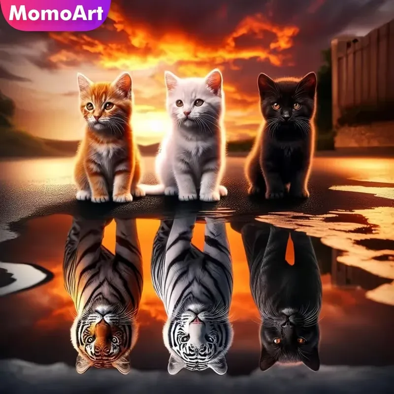 Diamantmalerei Katze Tiger