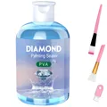 Diamantmalerei Kleber 120 ml mit 3 Pinseln für Puzzles – Farbe 120ML