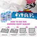 Diamantmalerei Kleber 120 ml mit 3 Pinseln für Puzzles – 4