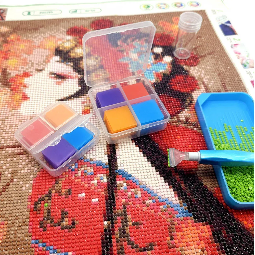 Diamantmalerei Kleber Ton 24 bis 48 Stück für DIY Malerei