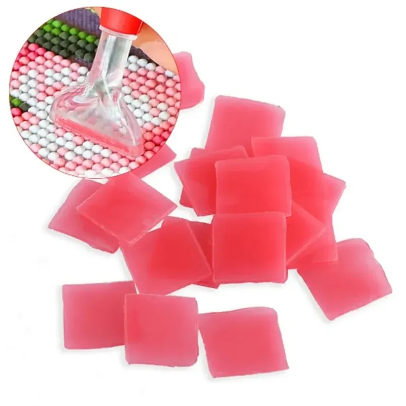 Diamantmalerei Kleber Ton Wachs 2x2 cm für Punktierung