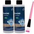 Diamantmalerei Klebeset 60ml oder 200ml mit Pinsel Zubehör – Farbe 200ml-2pcs