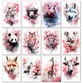 Diamantmalerei Koala Eule Affe Elefant Tierserie 30x40cm – 1