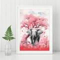 Diamantmalerei Koala Eule Affe Elefant Tierserie 30x40cm – 3