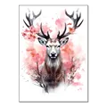 Diamantmalerei Koala Eule Affe Elefant Tierserie 30x40cm – Farbe Sika deer
