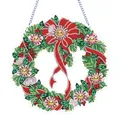 Diamantmalerei Kranz Weihnachten Full Drill – Farbe Gelb (7)