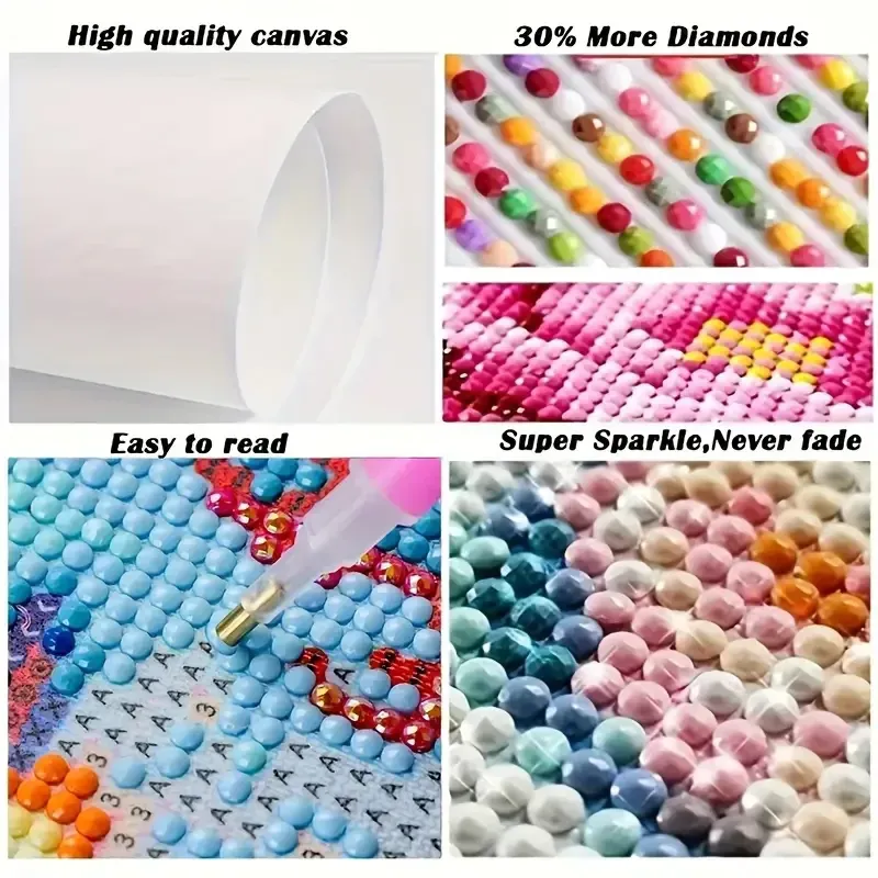 Diamantmalerei Kristall Mosaik 30 x 40 cm