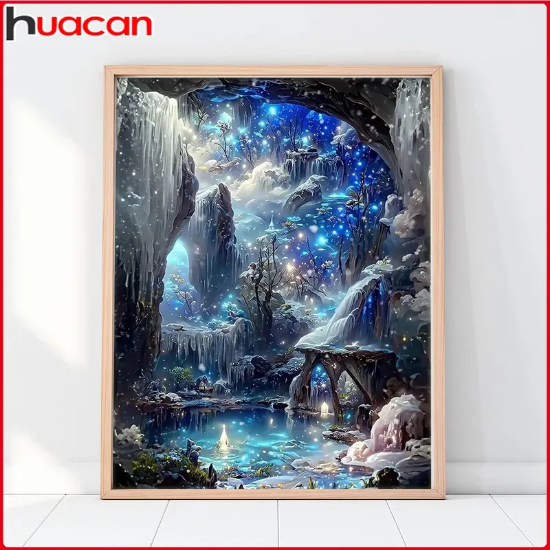 Diamantmalerei Landschaft Fantasy 30x40 bis 50x70cm