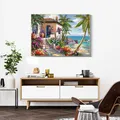 Diamantmalerei Landschaft Haus 30x40cm – 3