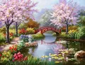 Diamantmalerei Landschaft Haus 30x40cm – Farbe ASFX6028