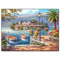 Diamantmalerei Landschaft Haus 30x40cm – Farbe FDX4572