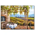 Diamantmalerei Landschaft Haus 30x40cm – Farbe FDX4573