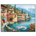 Diamantmalerei Landschaft Haus 30x40cm – Farbe FDX4574