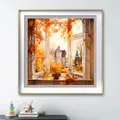 Diamantmalerei Landschaft Herbst 20x20 bis 50x50 cm – 3