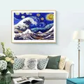 Diamantmalerei Landschaft Sternenhimmel 30 x 40 cm – 3