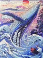 Diamantmalerei Landschaft Sternenhimmel 30 x 40 cm – Farbe Braun (XP-4032)