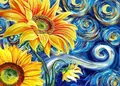 Diamantmalerei Landschaft Sternenhimmel 30 x 40 cm – Farbe Burgunderrot (XP-4018)