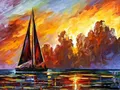 Diamantmalerei Landschaft Sternenhimmel 30 x 40 cm – Farbe VIOLET/紫罗兰 (XP-4027)