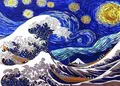 Diamantmalerei Landschaft Sternenhimmel 30 x 40 cm – Farbe WEISS (XP-4015)