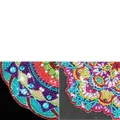 Diamantmalerei Lesezeichen Eckenschutz Mandala Blume 5D – Farbe SG01.SG02