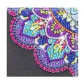 Diamantmalerei Lesezeichen Eckenschutz Mandala Blume 5D – Farbe SG011