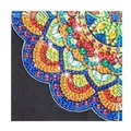Diamantmalerei Lesezeichen Eckenschutz Mandala Blume 5D – Farbe SG012