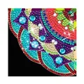 Diamantmalerei Lesezeichen Eckenschutz Mandala Blume 5D – Farbe SG02