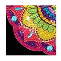 Diamantmalerei Lesezeichen Eckenschutz Mandala Blume 5D – Farbe SG05