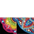 Diamantmalerei Lesezeichen Eckenschutz Mandala Blume 5D – Farbe SG05.SG06